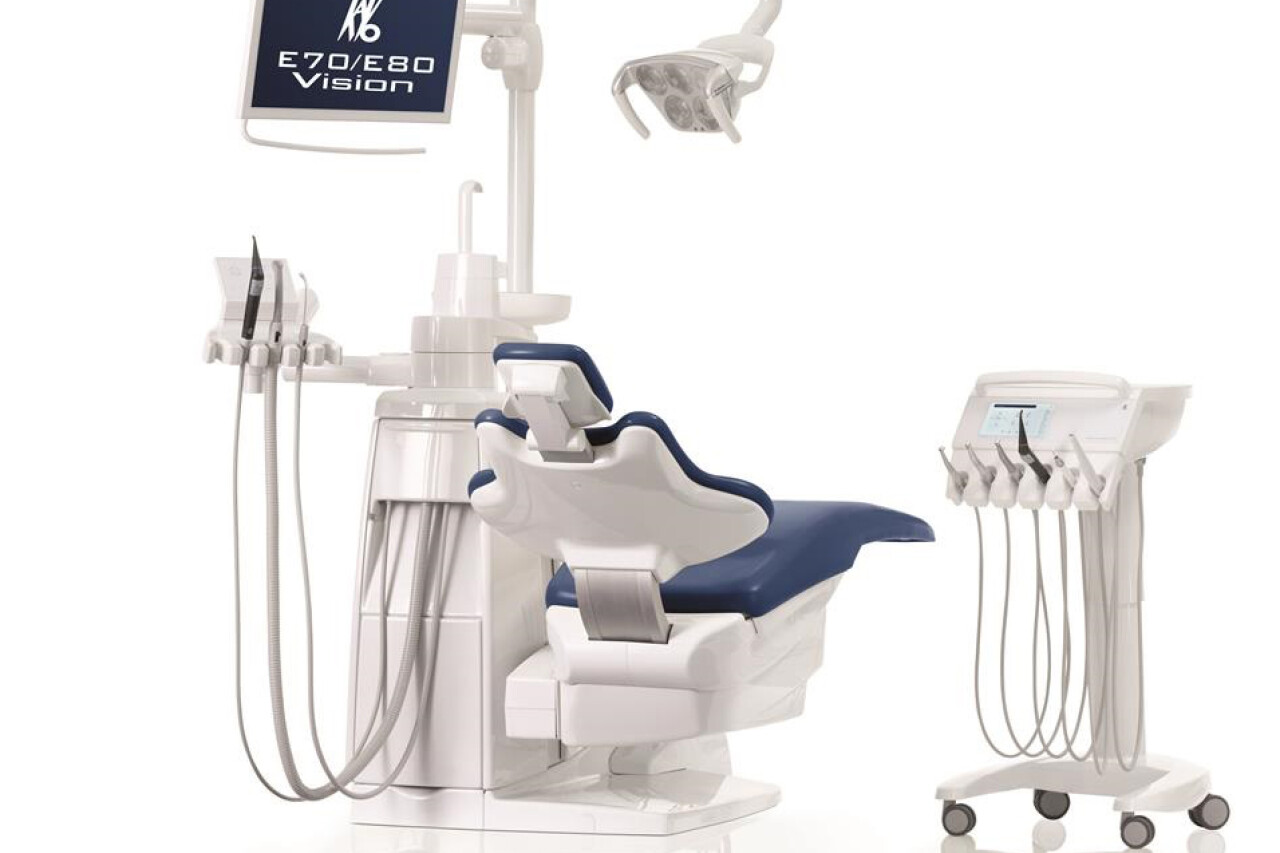ESTETICA E70/80 Vision C  - nástroje na samostatném vozíku s dolním vedením