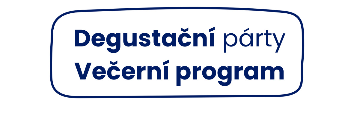 Degustační párty, večerní program
