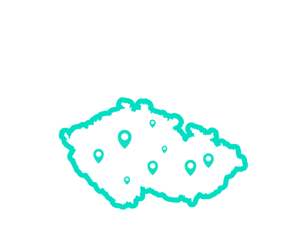 Působíme po celé ČR