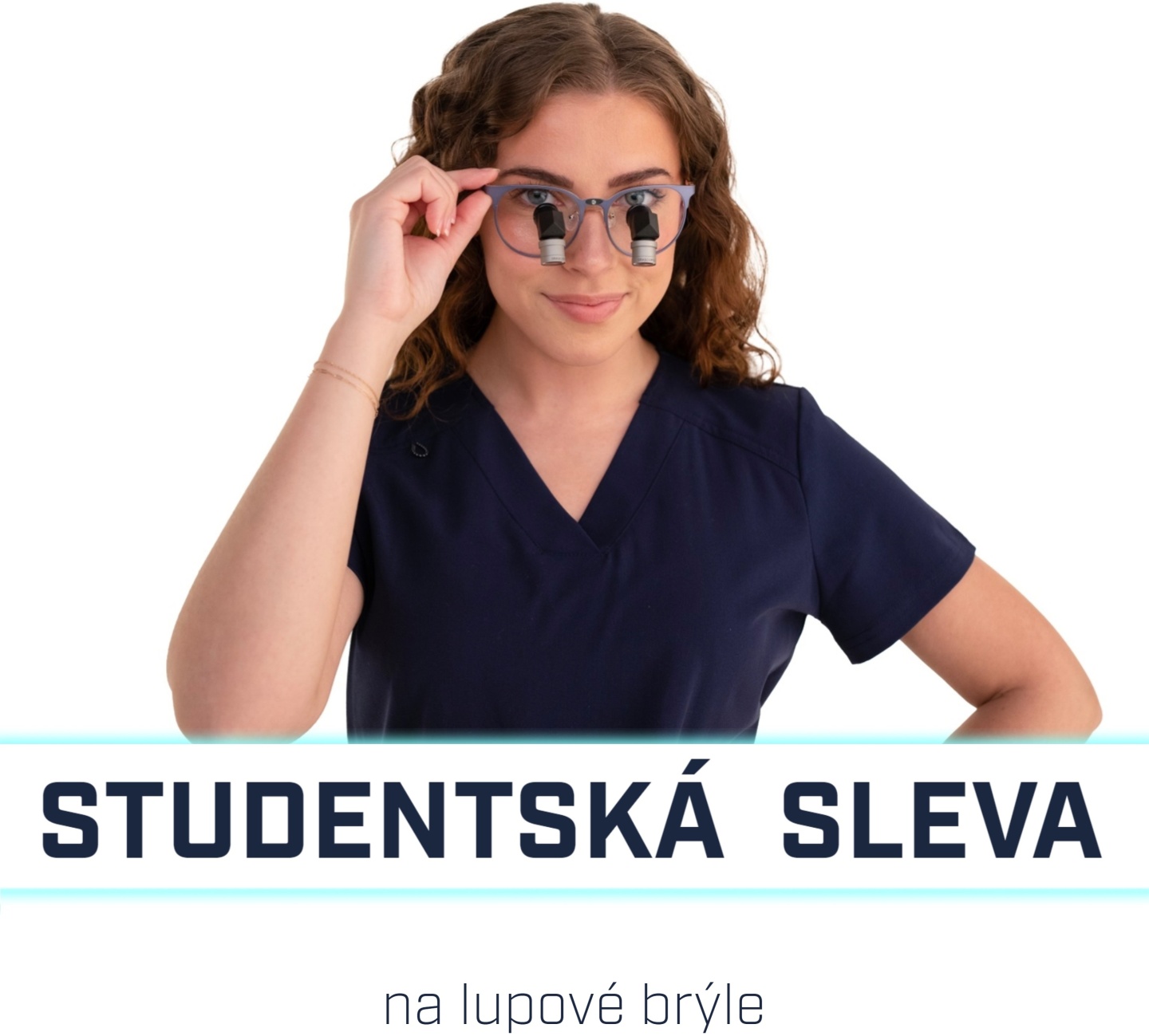 Studentská sleva na lupové brýle